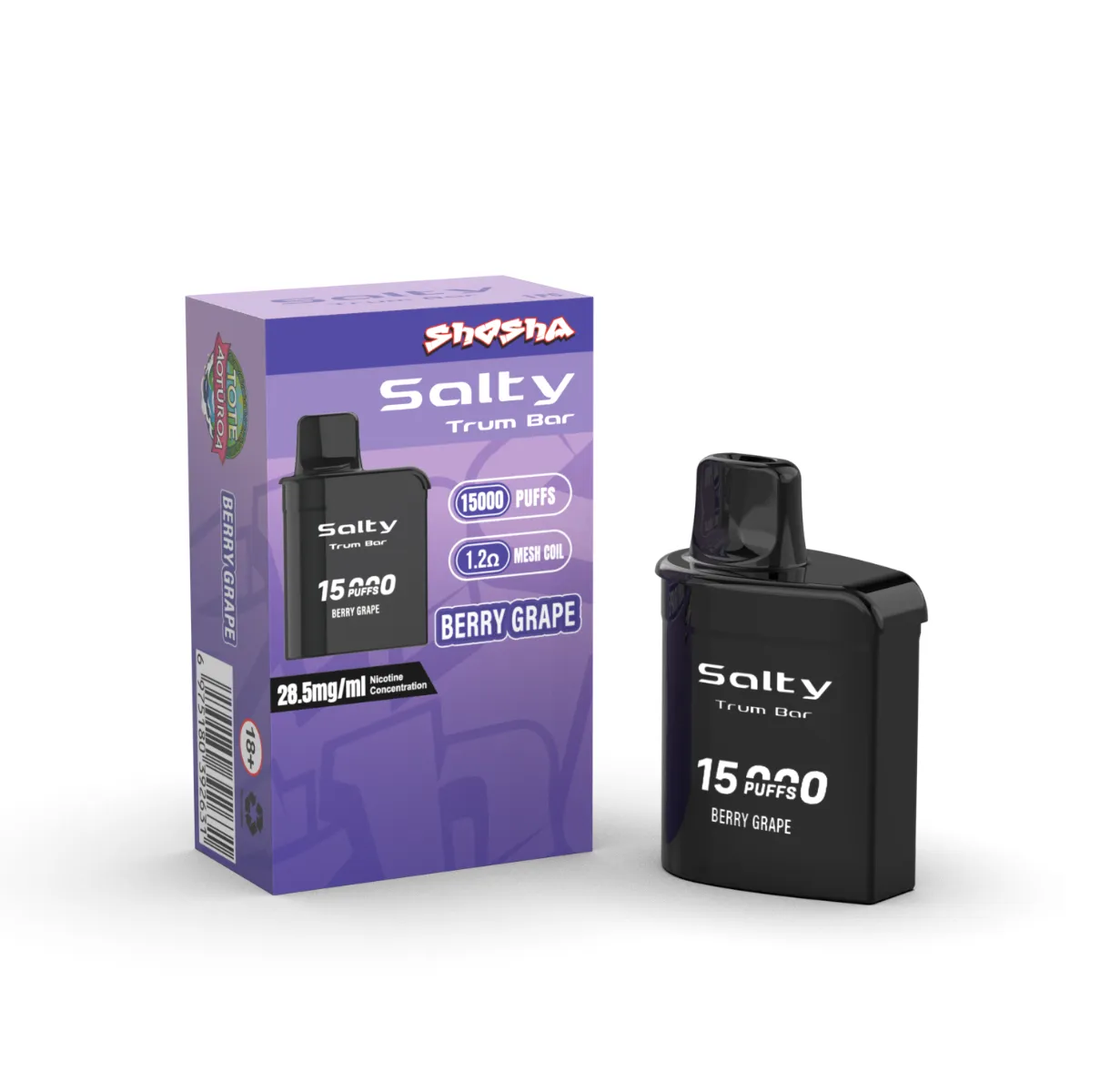 _-__1_24.png erry Grape -Salty TRUM Bar Replacement Pod 28.5mg/mL